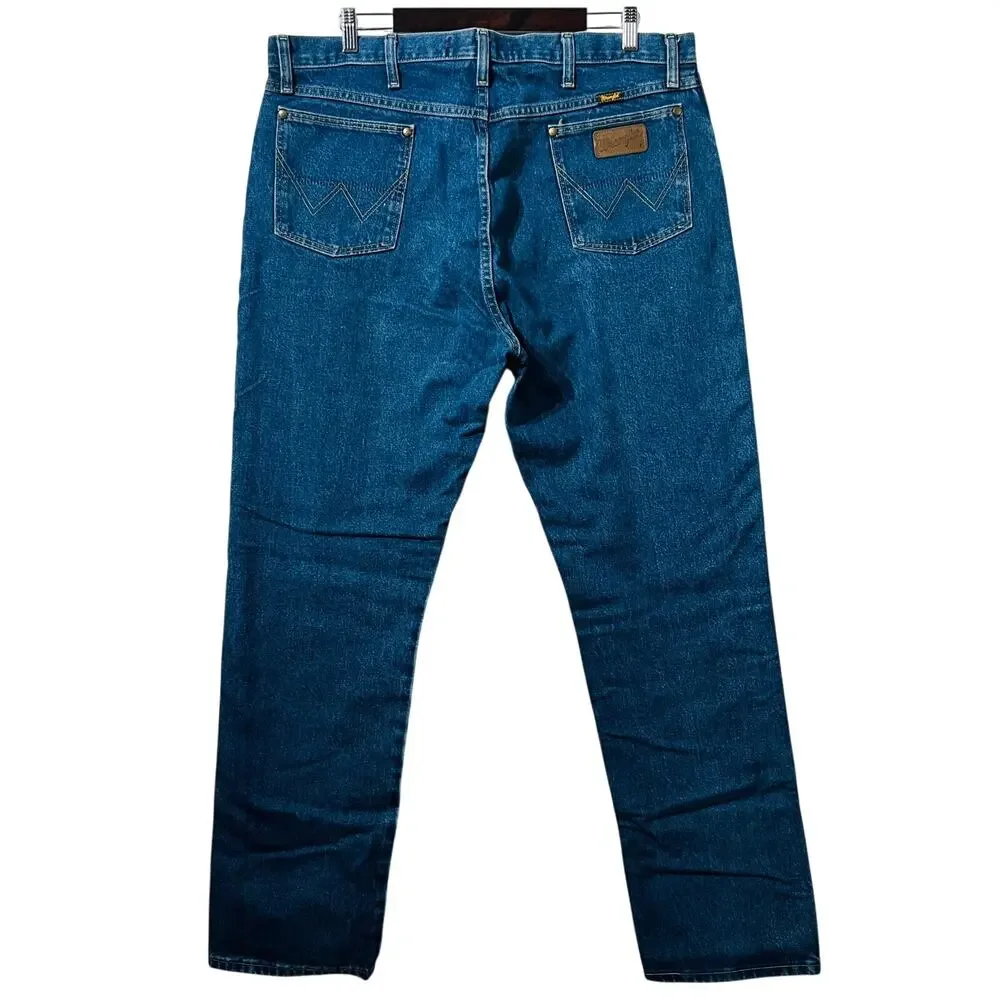 Wrangler Jeans Mens Size 40X34 Blue 13MGSHD George Strait Cowboy Cut Collection